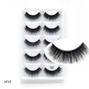 

NEW Mink Lashes 3D Mink Eyelashes Lashes Handmade Reusable Natural Cross Eyelashes Popular False Lashes Makeup maquiagem