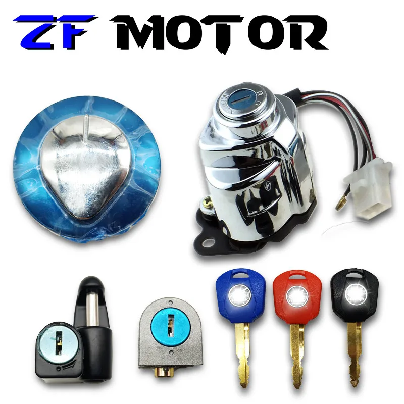 

Ignition Fuel Gas Cap Steering Lock Set + 2 Keys Fit Honda Shadow VT600 VT400 VT750 Steed VLX 400 VLX 600 CA250 DDY250 Magna250