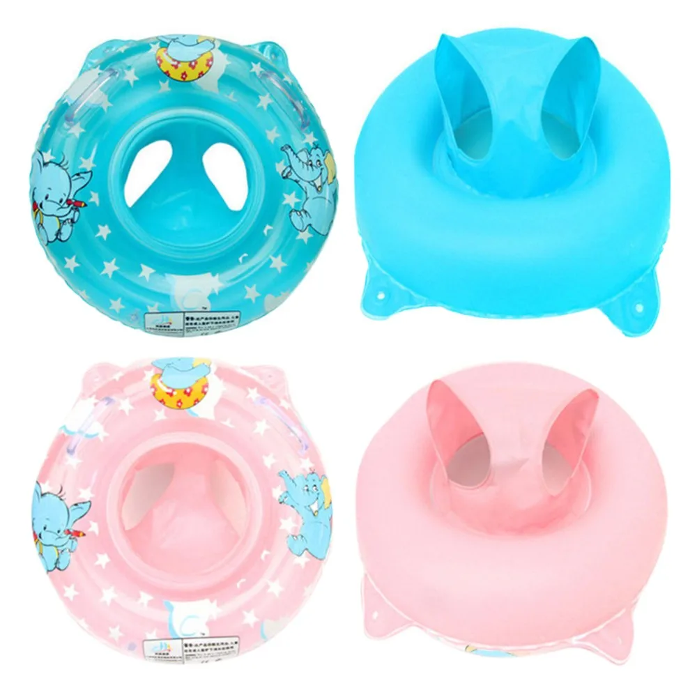 ПВХ материал слон детские плавательные круги под подмышками детские плавательные круги детское сиденье кольцо Безопасный синий розовый