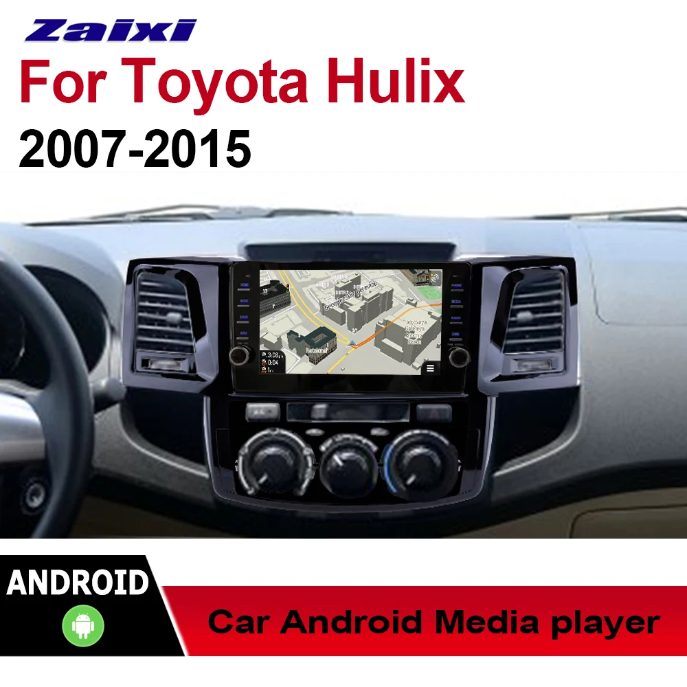 

ZaiXi 2 Din Car Multimedia Player Android Auto Radio For Toyota Hilux 2007~2015 DVD GPS Bluetooth WiFi HD Screen