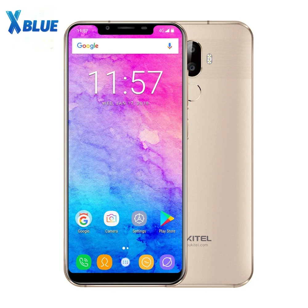 Новый OUKITEL U18 5 85 &quotHD 21:9 полный Дисплей смартфон 4 ГБ 64 MTK6750T Octa Core Android 7 0 4000 мАч