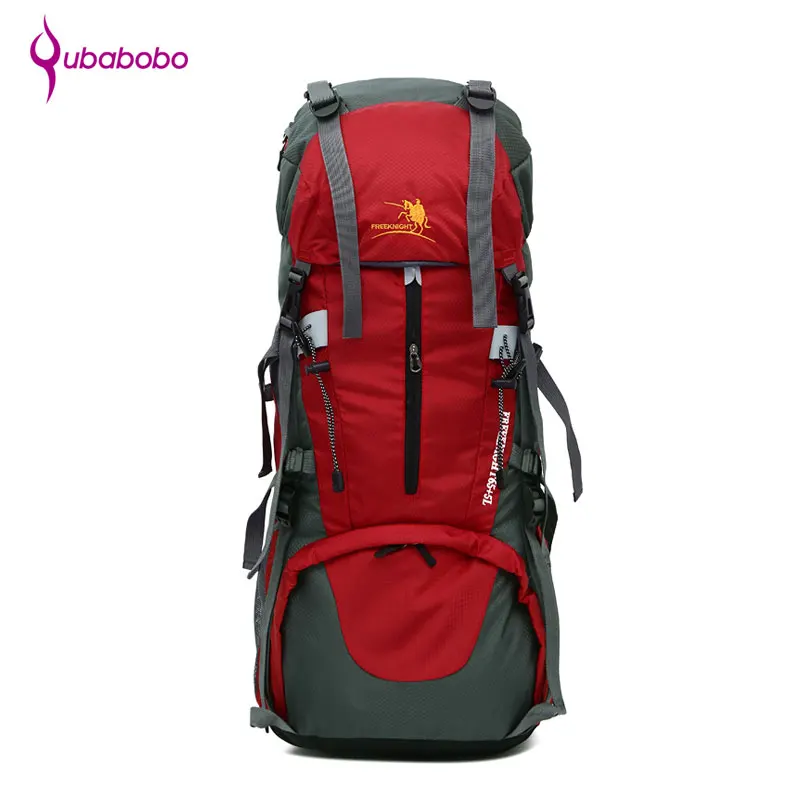 

[QUBABOBO] 65L High Capacity Climbing Bags Waterproof Outdoor Camping Backpack Professional Trekking Climbing Bags Sport Gym Bag