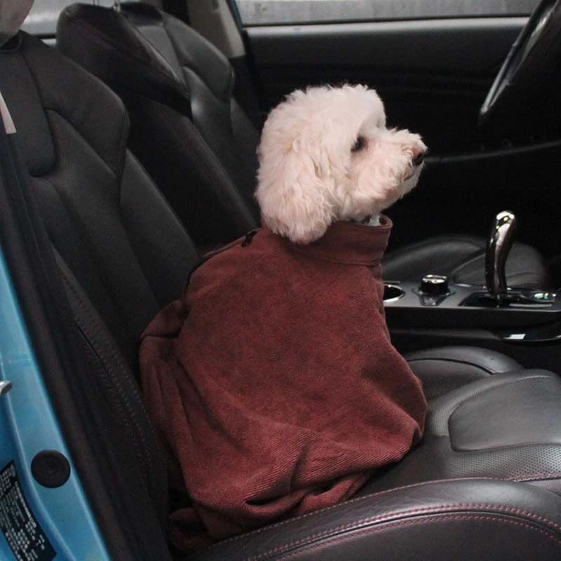 dog bath towel wrap