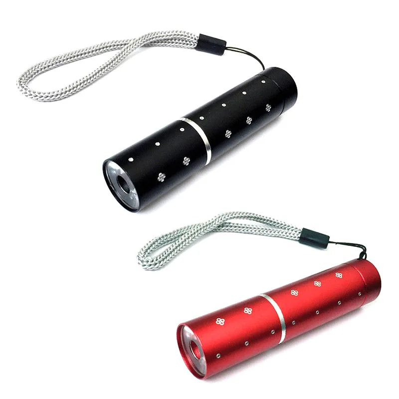

Mini Aluminum Portable Small Torch Gross LED Outdoor Pocket Flashlight Camping Hiking Tool BHD2
