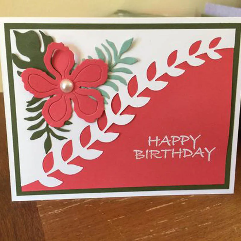 

Flower pattern Carbon steel Cutting Dies Stencil Craft for DIY Creative Scrapbook Cut Stamps Dies Embossing Paper Greeting Card