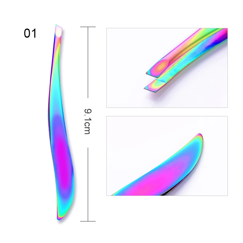 Кусачки для удаления ногтей хамелеон, пинцет для бровей, мини-инструмент для удаления омертвевшей кожи, Гель-лак для ногтей - Цвет: 8
