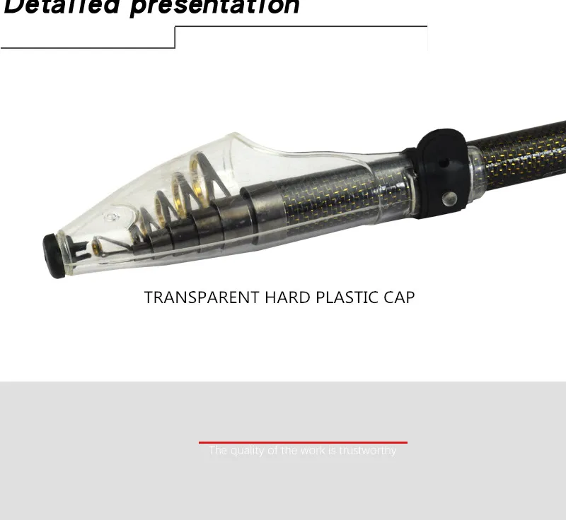 Vara de Pesca Telescópica de Fibra de Carbono Varas de Mar Pólo de Pesca de Fiação Ai-shouyu Curto Telescópica 2.1-4.5m 7 High Quality Esporte e Lazer