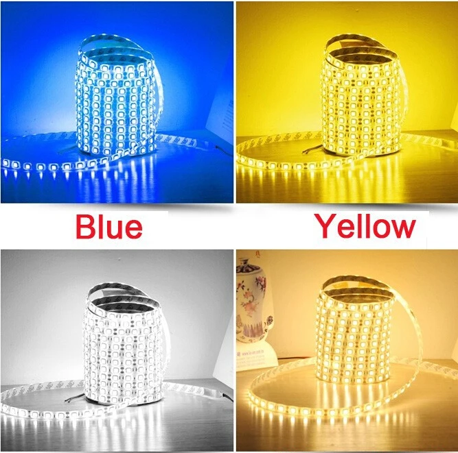 5 м/roll 300 LED SMD 5050 Светодиодные ленты холодный белый свет Водонепроницаемый гибкие домой Автомобильный украшения