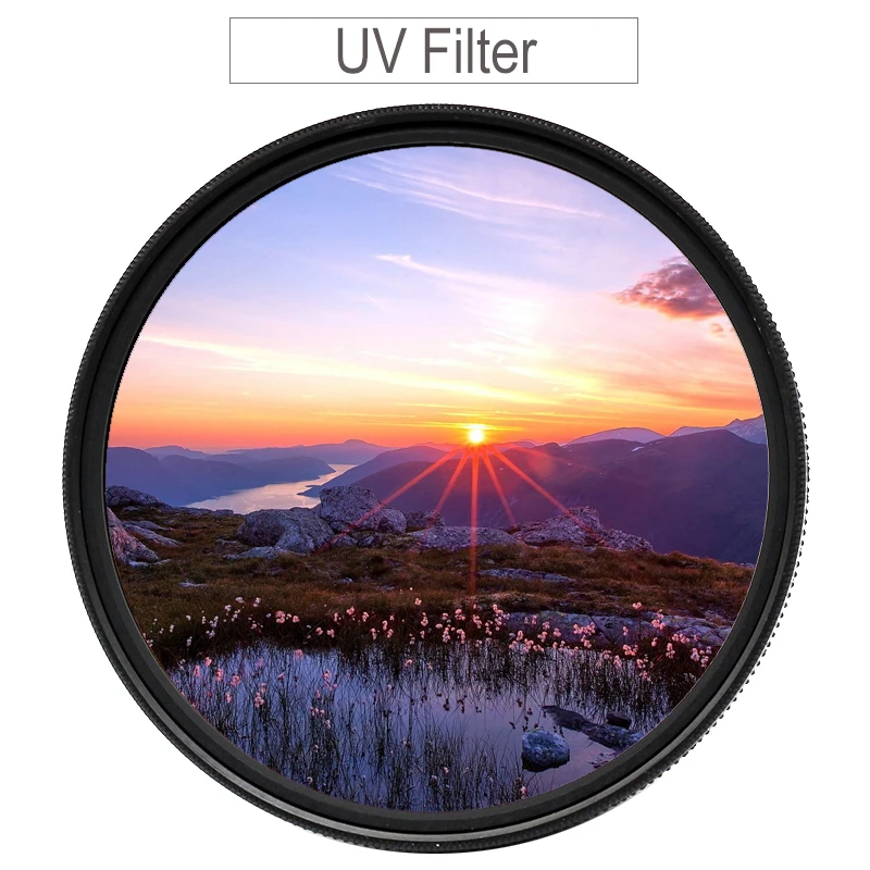 UV +  POLARIZER + FLD NEW 3-PC HD GLASS FILTER KIT FOR CANON XA10 