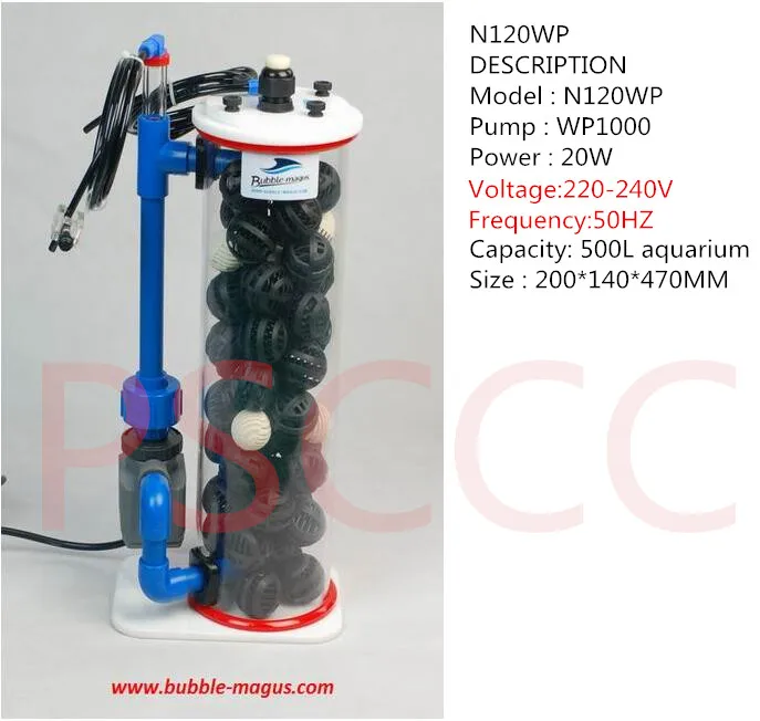 N120WP 220-240V Прибор для удаления нитрата пузыря-магуса N120WP. Bubble-magus N-120WP удаления нитрата BM водяного насоса - Цвет: N120WP 220-240V