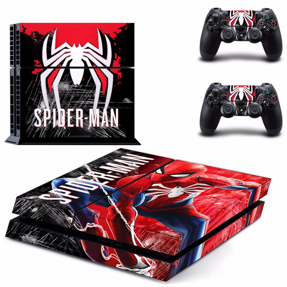 Spiderman and Venom PS4 Skin Sticker Decal For Sony PS4