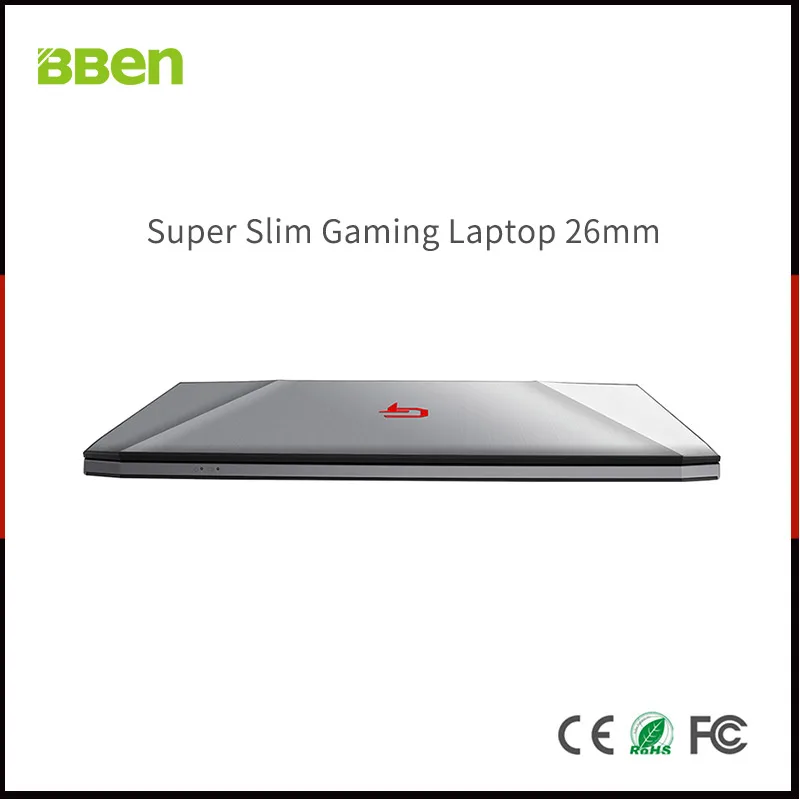 Ноутбук BBEN G16, Windows 10, Nvidia GeForce GTX1060, Intel Kabylake i7, 8 Гб ОЗУ, 128 Гб SSD, 1T HDD, WiFi, клавиатура с RGB подсветкой, 15,6 '', ips