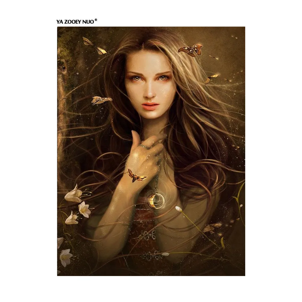 

Full Square Diamond 5D DIY Diamond Painting "butterfly fairy" 3D Embroidery Cross Stitch Rhinestone Mosaic Painting Decor YU352