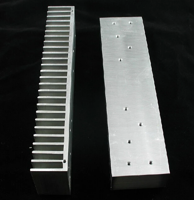 

2pcs full aluminum E Heatsink for L12-2 Power amplifier board LJM