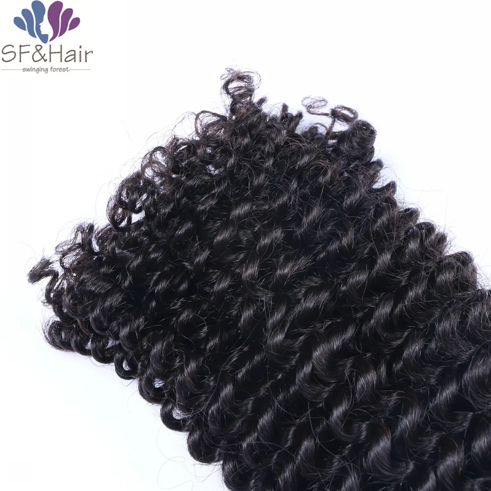 Топ Перуанский Kinky Вьющиеся Weave 100% Необработанные Человеческих Волос Лучшее