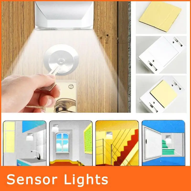 4 LED Light Lamp PIR Auto Sensor Motion Detector Infrared Body Lights NL035 | Лампы и освещение