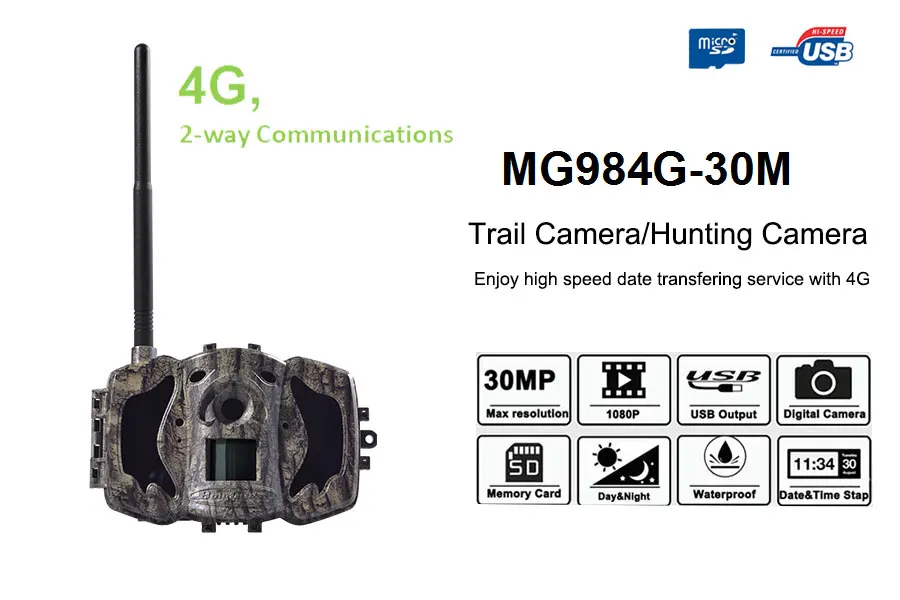 Охотничья камера 4g 30MP 1080P gsm Беспроводная передача фото и видео для дикой природы бесплатное приложение управление сотовая камера для слежения облачный сервис