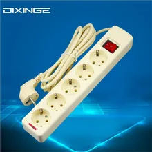 

NEW 2018 European row socket 5 bit EU standard patch panel 3 meter tow board 16A European standard German patch panel