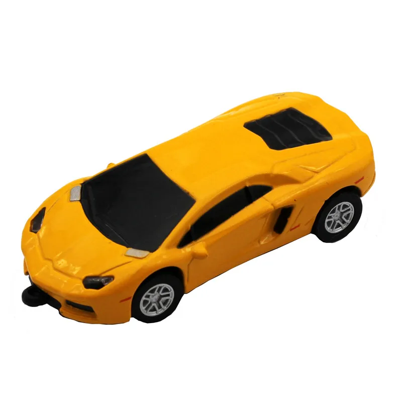 SHANDIAN Ferrari, спортивный автомобиль, USB флеш-накопитель, 4 ГБ, 8 ГБ, 16 ГБ, 32 ГБ, 64 ГБ, автомобильный u-диск, металлическая ручка, полный объем, мультфильм - Цвет: D