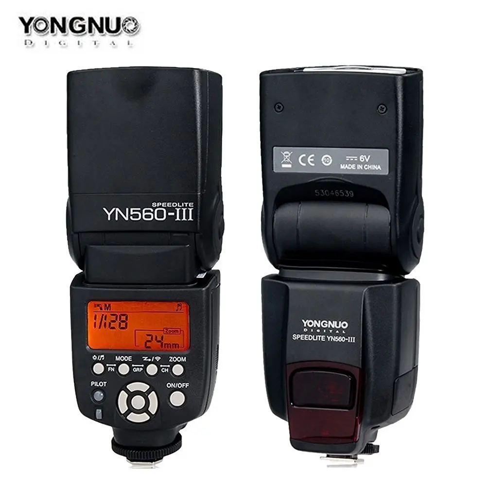 Светодиодная лампа для видеосъемки YONGNUO YN560III YN560 III Вспышка Speedlite+ YN560TX II объектива Цифрового Фотоаппарата Canon T6 1300D 5D Mark III IV 5D 6D mark ii T6I 5DII 77D 550D 1100D