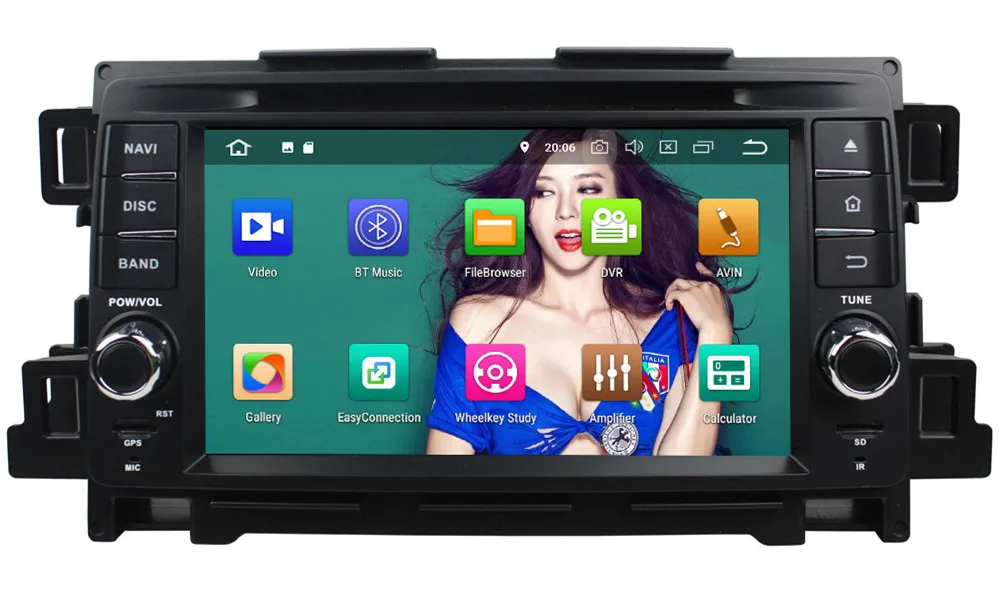 Excellent 7" Octa Core 4G Android 8.1 4GB RAM 64GB ROM RDS BT Car DVD Player Radio Stereo GPS Glonass Navigation For Mazda CX-5 2011 2012 1