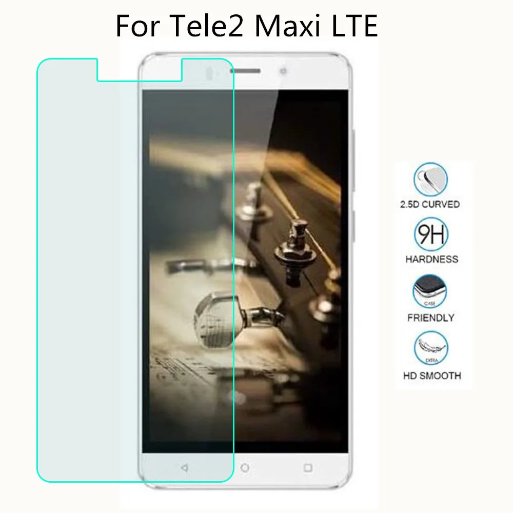 

New Screen Protector Glass Phone For Tele2 Maxi LTE Phone Tempered Glass SmartPhone Front Film Protective Screen