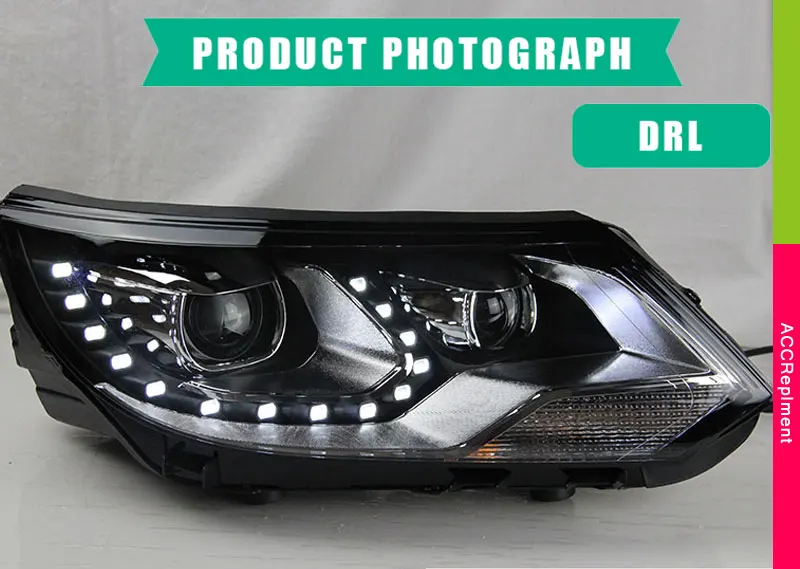 Авто PRO 2010- для vw touran светодиодные фары головного света DRL стайлинга автомобилей bi xenon HID комплект парковка H7 ксеноновые vw touran фара