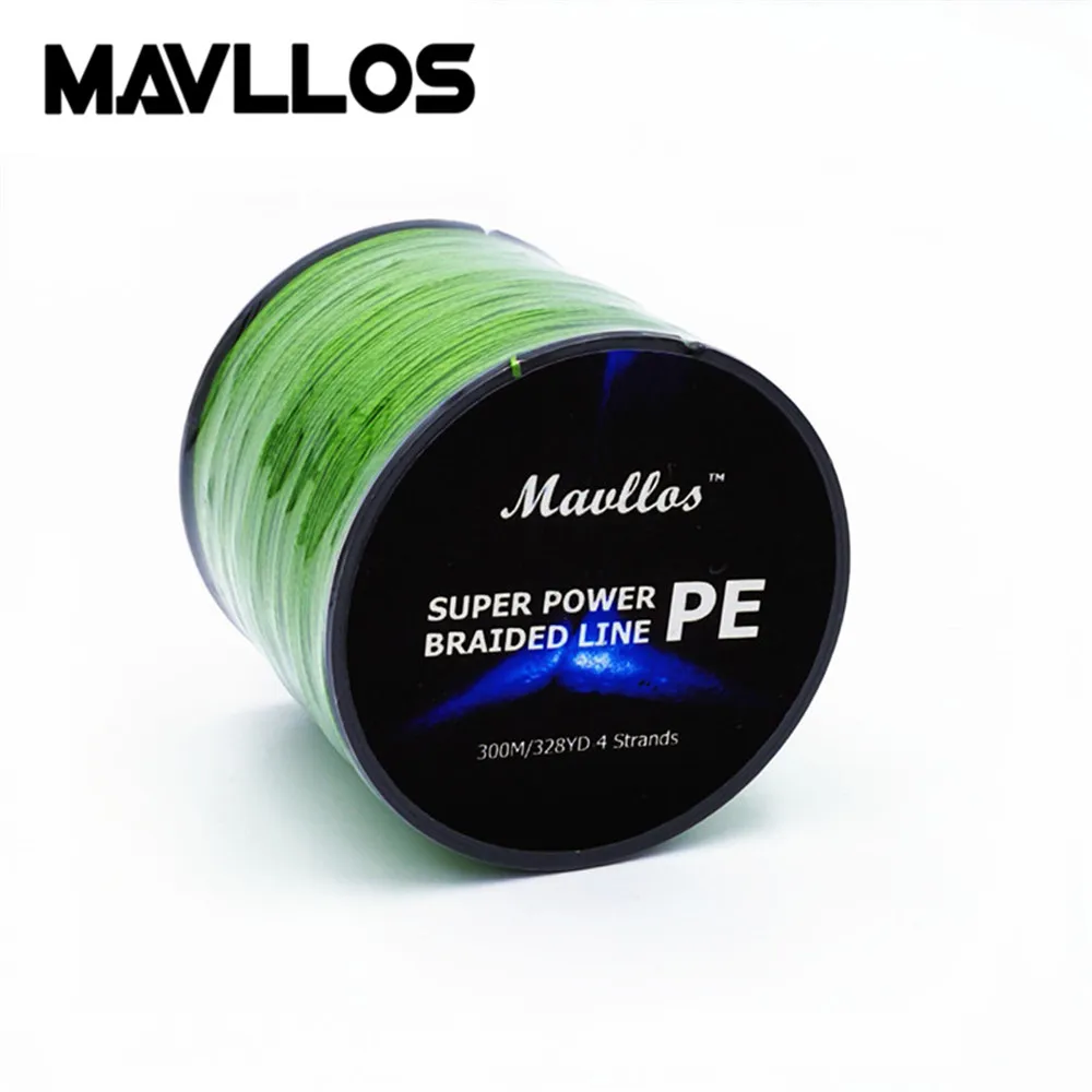 

Mavllos 300M Braided Multifilament Line Fishing Stength 8-80Lb Super Strong 4 Strands Saltwater PE Fishing Line For Carp