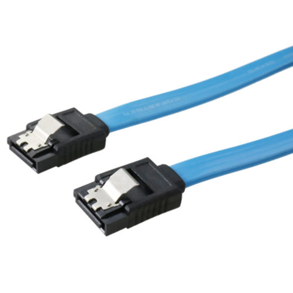 2pcs 1M SATA 3.0 III SATA3 SATAiii High Speed 6GB/s Data Cable Cord Blue