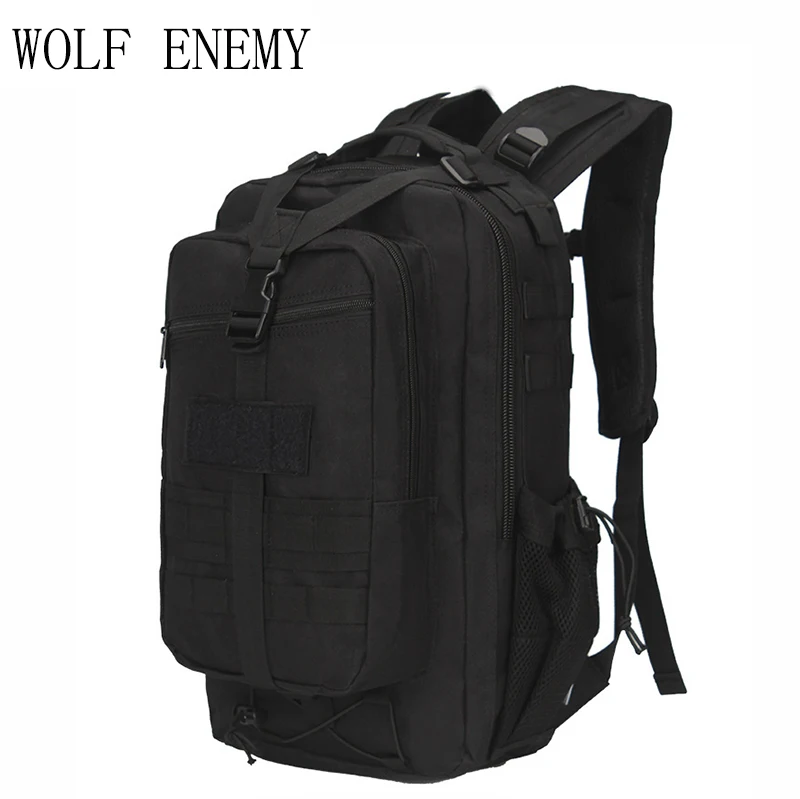 

New Military Tactical Backpack Camping Mountaineering Bag Men's Hiking Rucksack Travel 45L Backpack 3P Bags