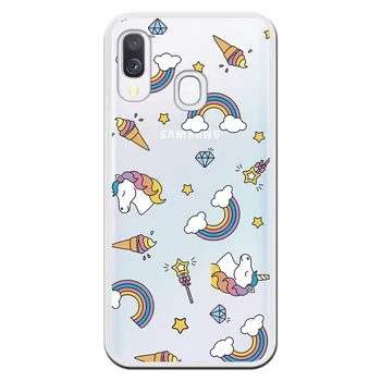 

Stand case costume drawing Unicorns Frozen WP009 for Samsung Galaxy A40