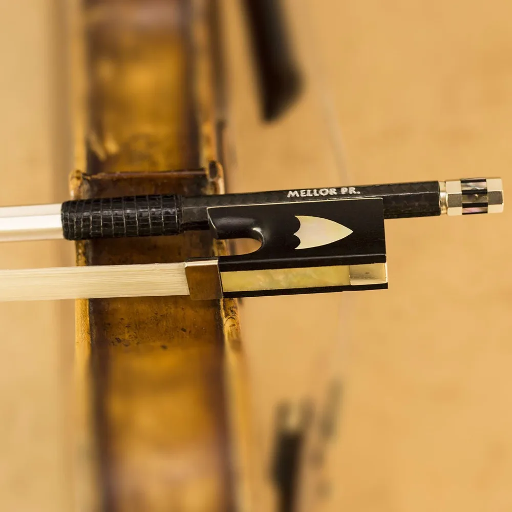 Diamond Carbon Fiber Violin Bow Ebony Frog Melody Tone Great Elasticity