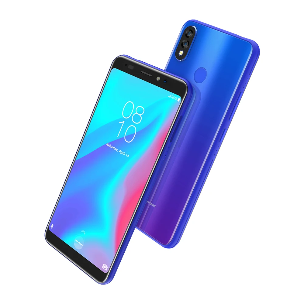 HOMTOM C8 4G 5,5 ''Android 8,1 MTK6739 4 ядра 1,3 GHz2GB RAM 16GB ROM 13.0MP смартфон отпечатков пальцев Face ID 3000 mAh смартфон