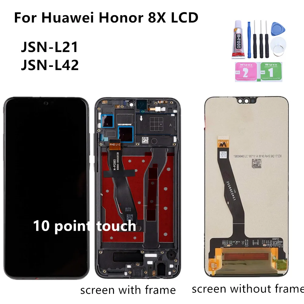

6.5" for Huawei Honor 8X LCD Display Touch Screen Digitizer Assembly LCD Display TouchScreen for Honor 8X Repair Parts