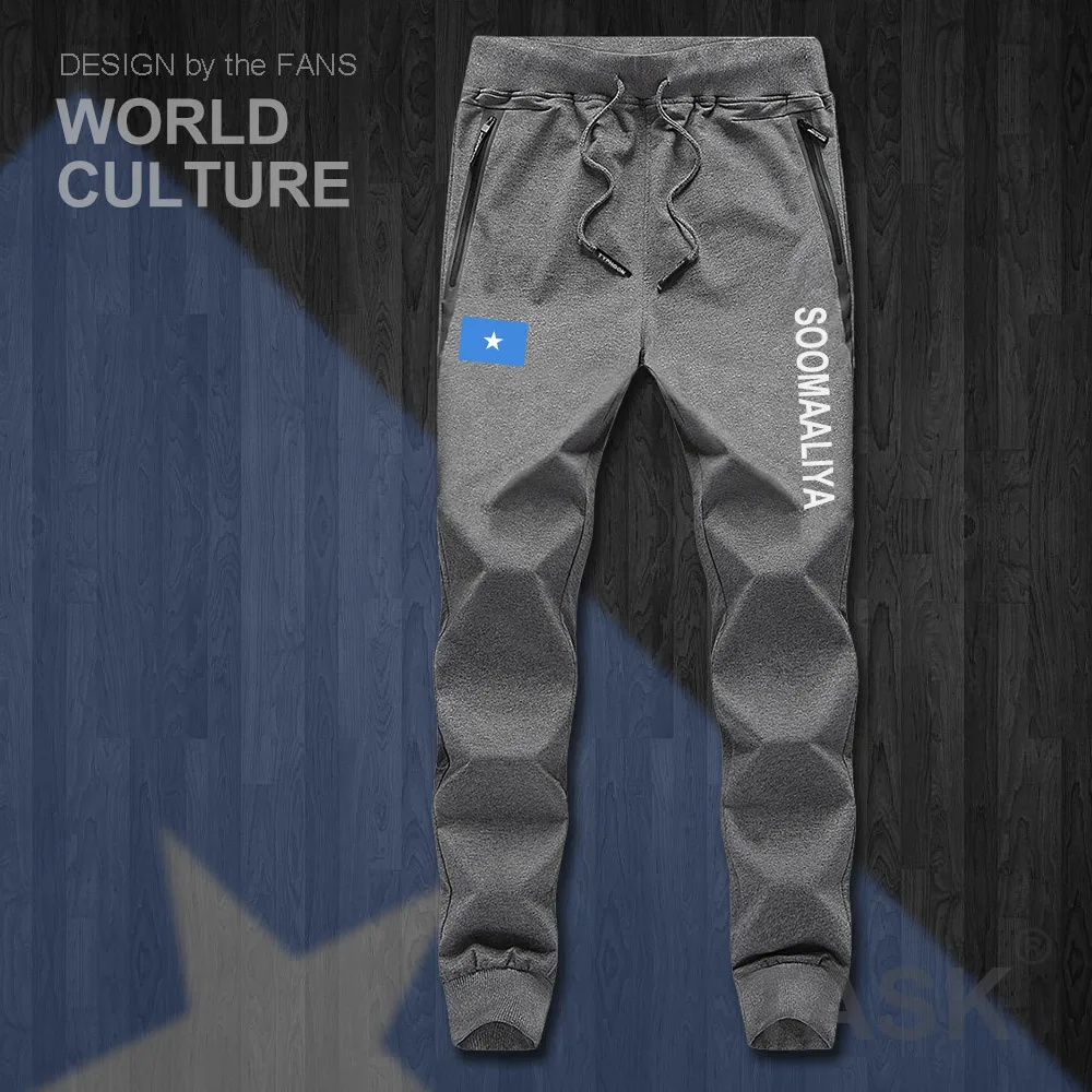 الصومال الصومالية Soomaaliya سوم لذلك رجل السراويل ركض بذلة sweatpants المسار العرق اللياقة البدنية الصوف التكتيكية عارضة الأمة جديد