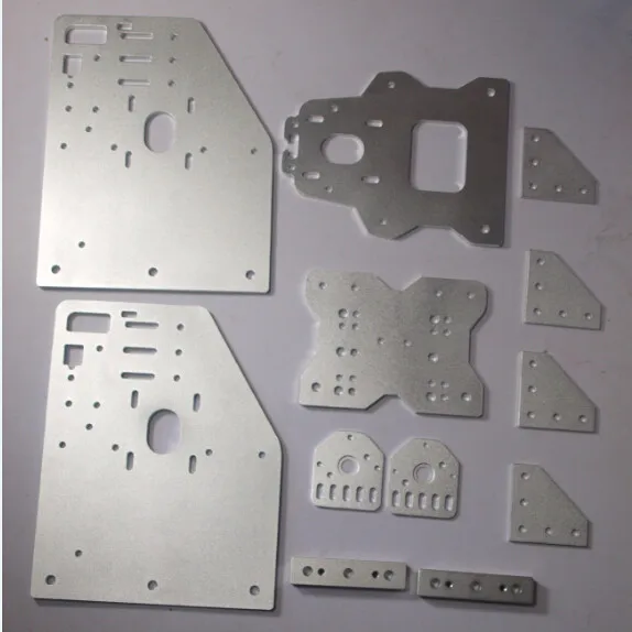 Станка с ЧПУ части OX портальные пластины комплект для NEMA 23 шаговый двигатель для угловых соединений задней оси X/передней панели, 4 штуки/набор-колесо X втулок