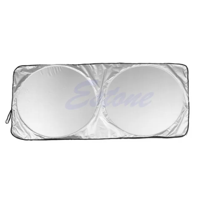 Free shipping Car Sunshade Sun Shade Windshield Visor Cover Front Rear Window UV Protection Shield Film Reflective Car Styling 3