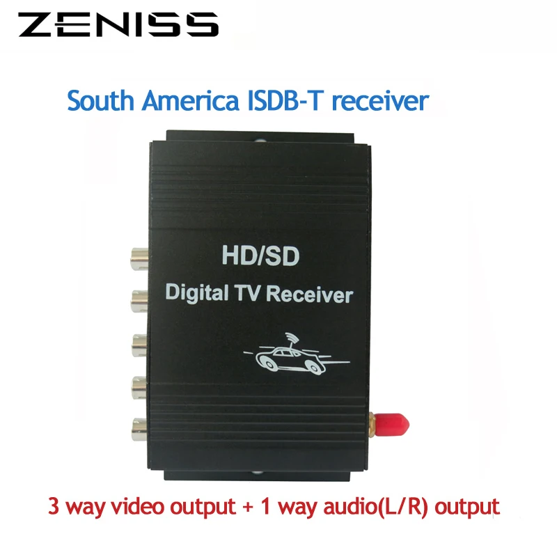 

ZENISS Mobile ISDB-T for Car DVD Car Digital TV ISDB T Turner Receiver Box for Car 2 din dvd For For Brazil South America