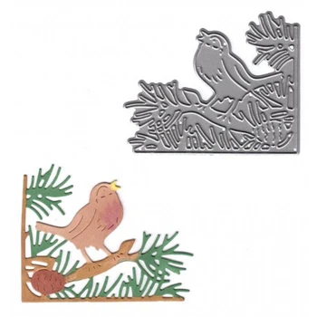 

Robin Corner Metal Cutting Dies Silver Stencil For Scrapbooking Album Photo Paper Card Craft New2018 Embossing Template