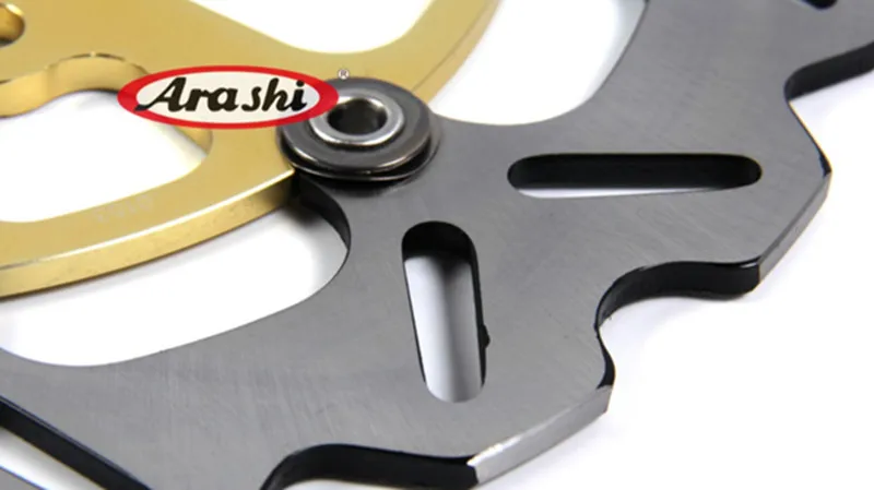 Arashi 1 пара для SUZUKI GSF BANDIT S ABS 1250 2012- S1250 CNC передние тормозные диски 2012 2013 GSXR 1300 - Цвет: Wave Gold