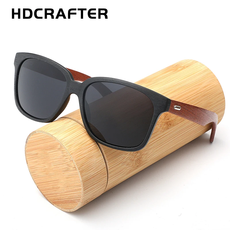 

New Fashion Bamboo Sunglasses Men Sun glasses Brand Designer Women With Wood Box Original Eyewear