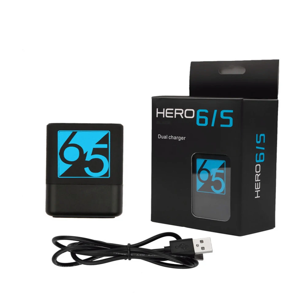 2 шт 1600mAh батареи для камеры gopro5+ hero 5 hero 6 hero 8 hero 7 black Bateria зарядное устройство go pro 8 для gopro 5 black