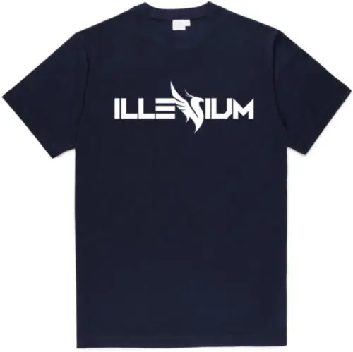 Illenium DJ музыкальный фестиваль Футболка Harajuku Топы Мода Классический Футболка с уникальным дизайном подарок Бесплатная доставка Мужская