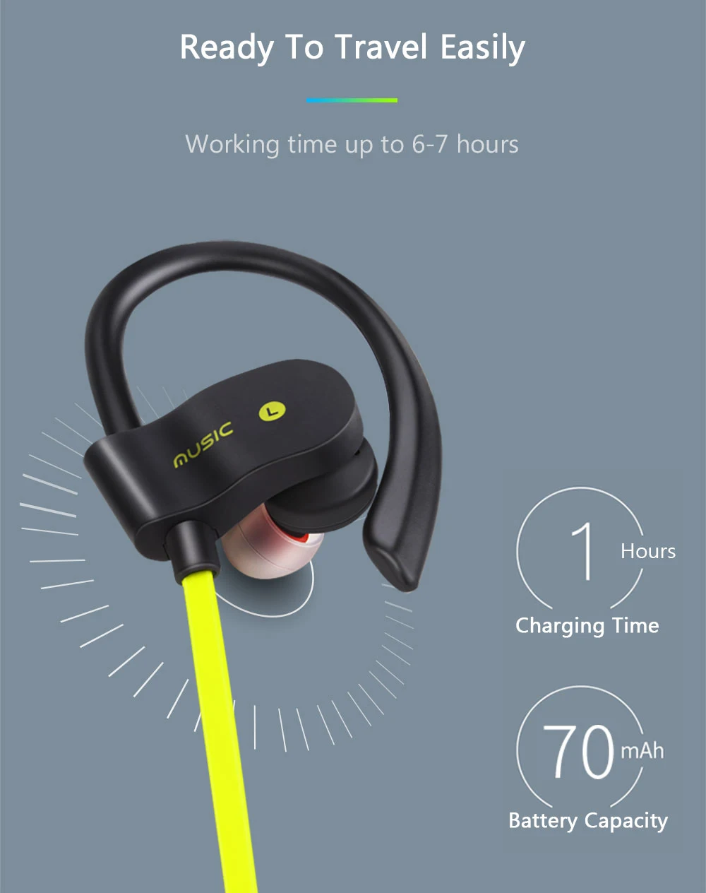 Headphones Bluetooth Headphone Audifonos Bluetooth Headphones Sports Sweatproof For Running iphone Samsung Android Phones (11)