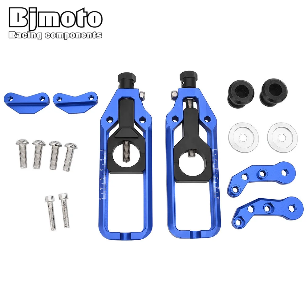 

BJMOTO For Yamaha YZF R1 YZF-R1 2004-2006 CNC Motorcycle Chain Adjusters Tensioners Catena with Spools