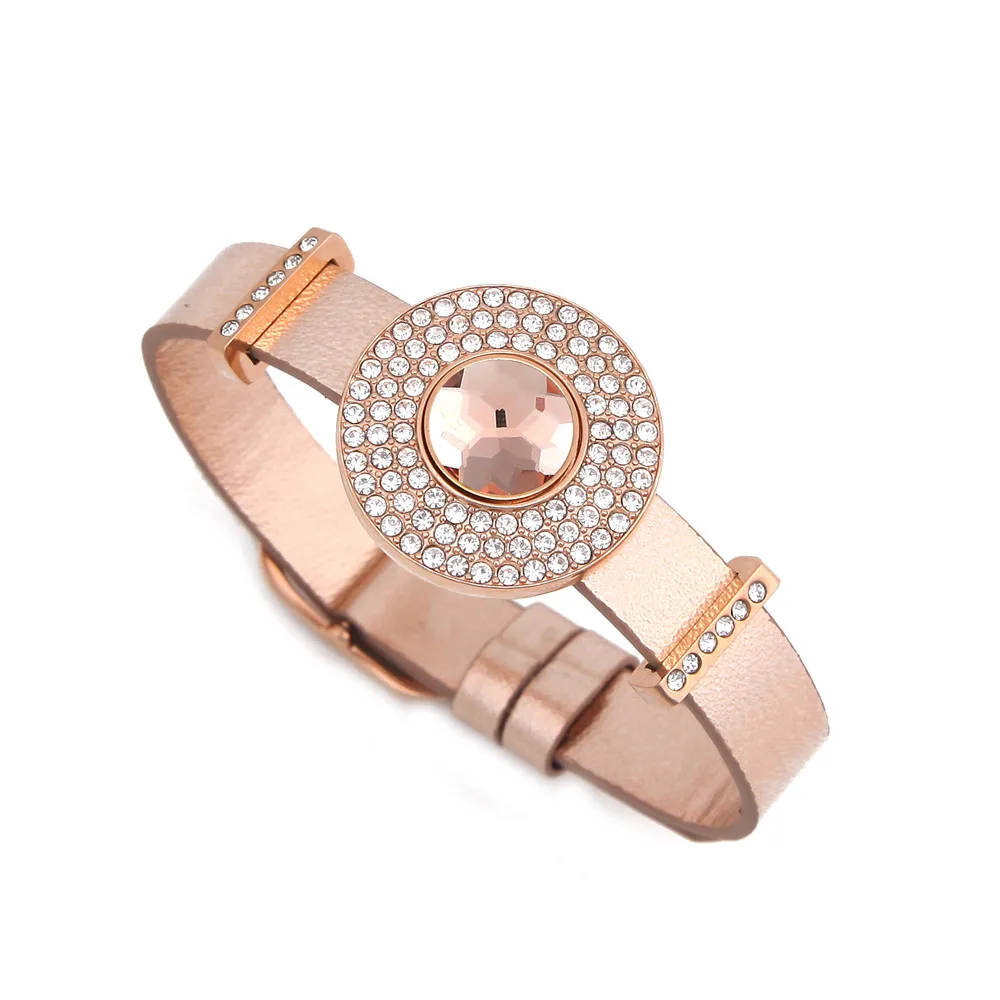 Keamsty cristal claro 12mm plateado magnética intercambiable moneda cambio pulsera collar como mujeres christams regalos Keamsty cristal claro 12mm plateado magnética intercambiable moneda cambio pulsera collar como mujeres christams regalos