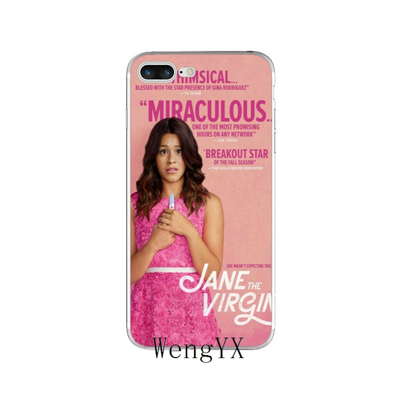 WengYX горячий ТВ-шоу серии Jane the Virgin тонкий силиконовый мягкий чехол для iPhone X 8 8 plus 7 7 plus 6 6s plus 5 5S 5c SE 4 4s