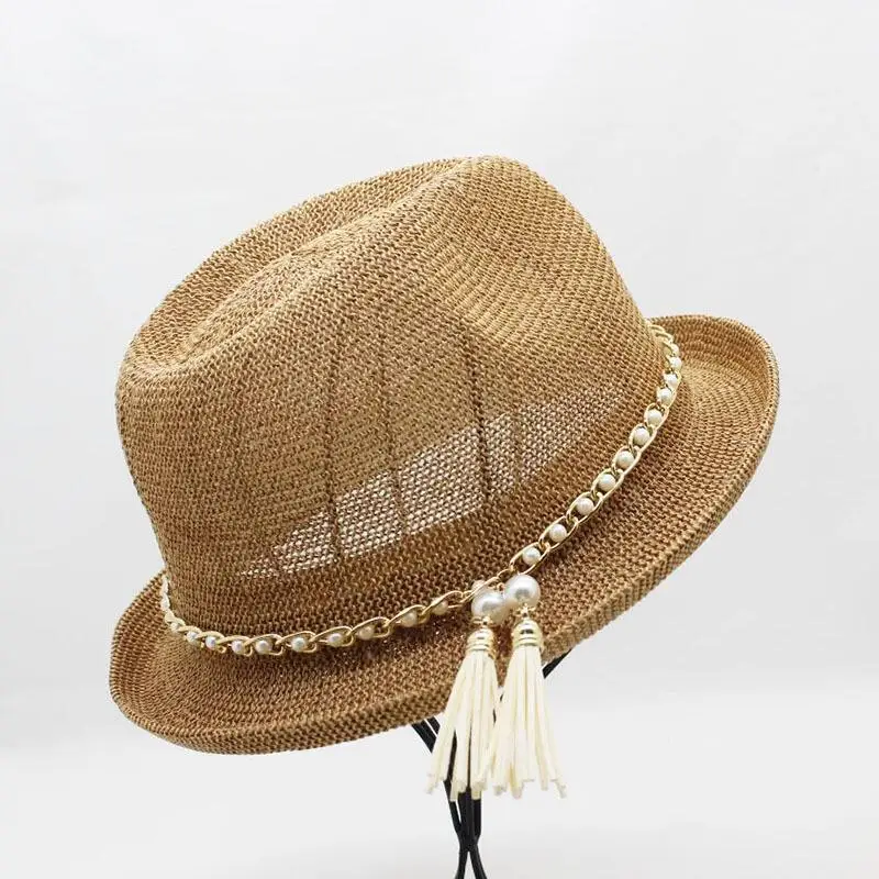Женская шапка женские шапки для женщин девочек Fedora Вязанная Chapeu Feminino осенне