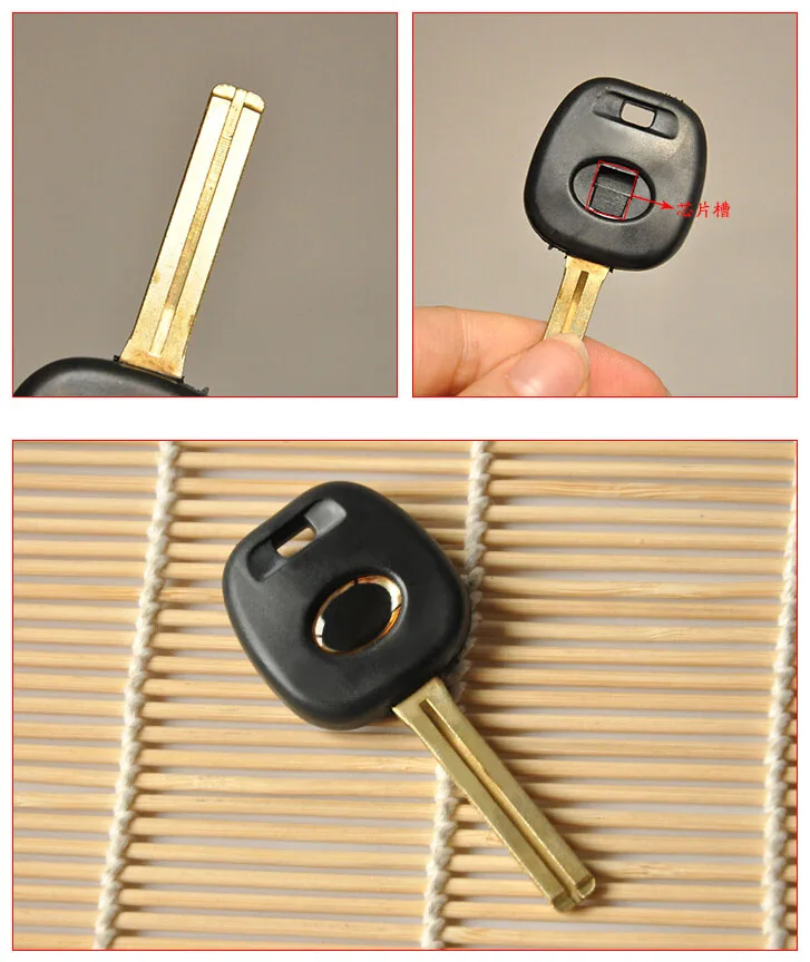 Lexus Transponder Key Shell TOY48 44MM Blade (2)11