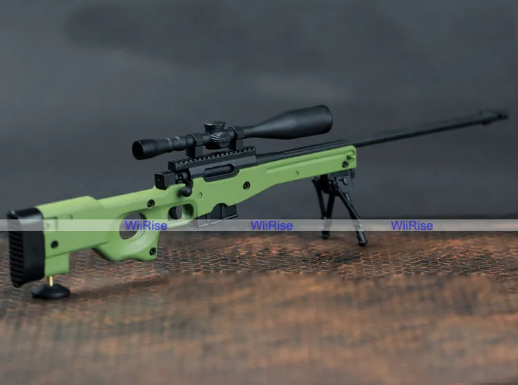 Hot sell Metal Diecast model display 16 AWM/AWP L96A1 Magnums Light